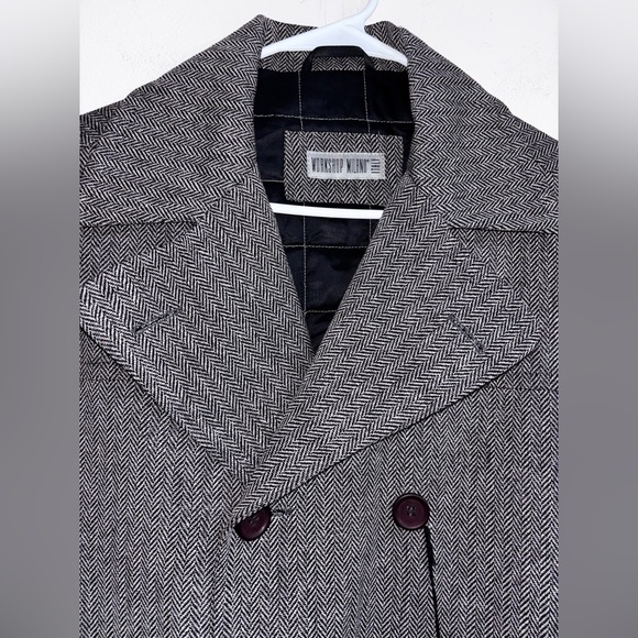 Vintage Workshop Milano Gray Trench Coat - Picture 5 of 12